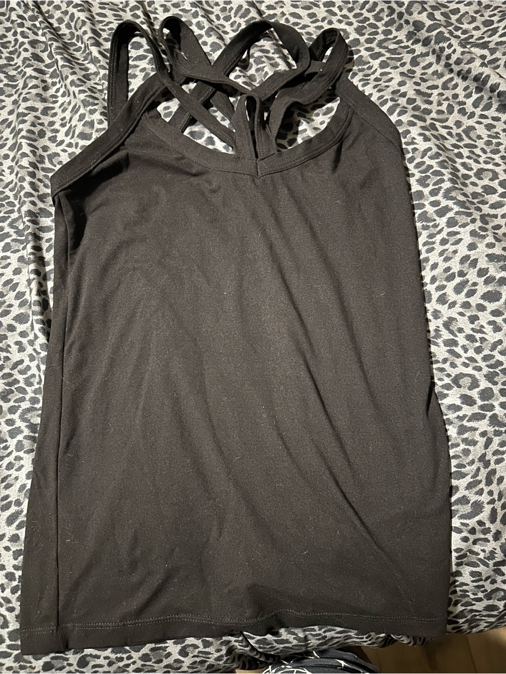 Daytrip Black Strappy Tank - Picture 1 of 3